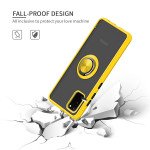 Wholesale Tuff Slim Armor Hybrid Ring Stand Case for Samsung Galaxy A31 (Yellow)
